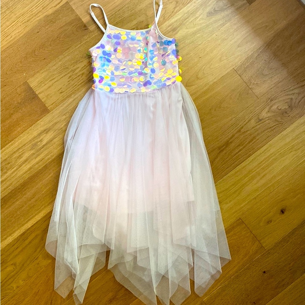 Sequin and Tulle Twirl Dress